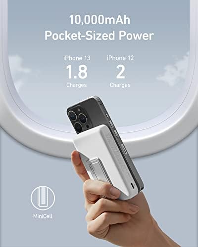 Anker 633 Magnetic Battery, 10,000mAh Foldable Wireless Portable Charger, 20W USB-C Power Delivery Power Bank with Stand, Magsafe-Compatible for iPhone 16/15/14/13/12 Series - Image 4