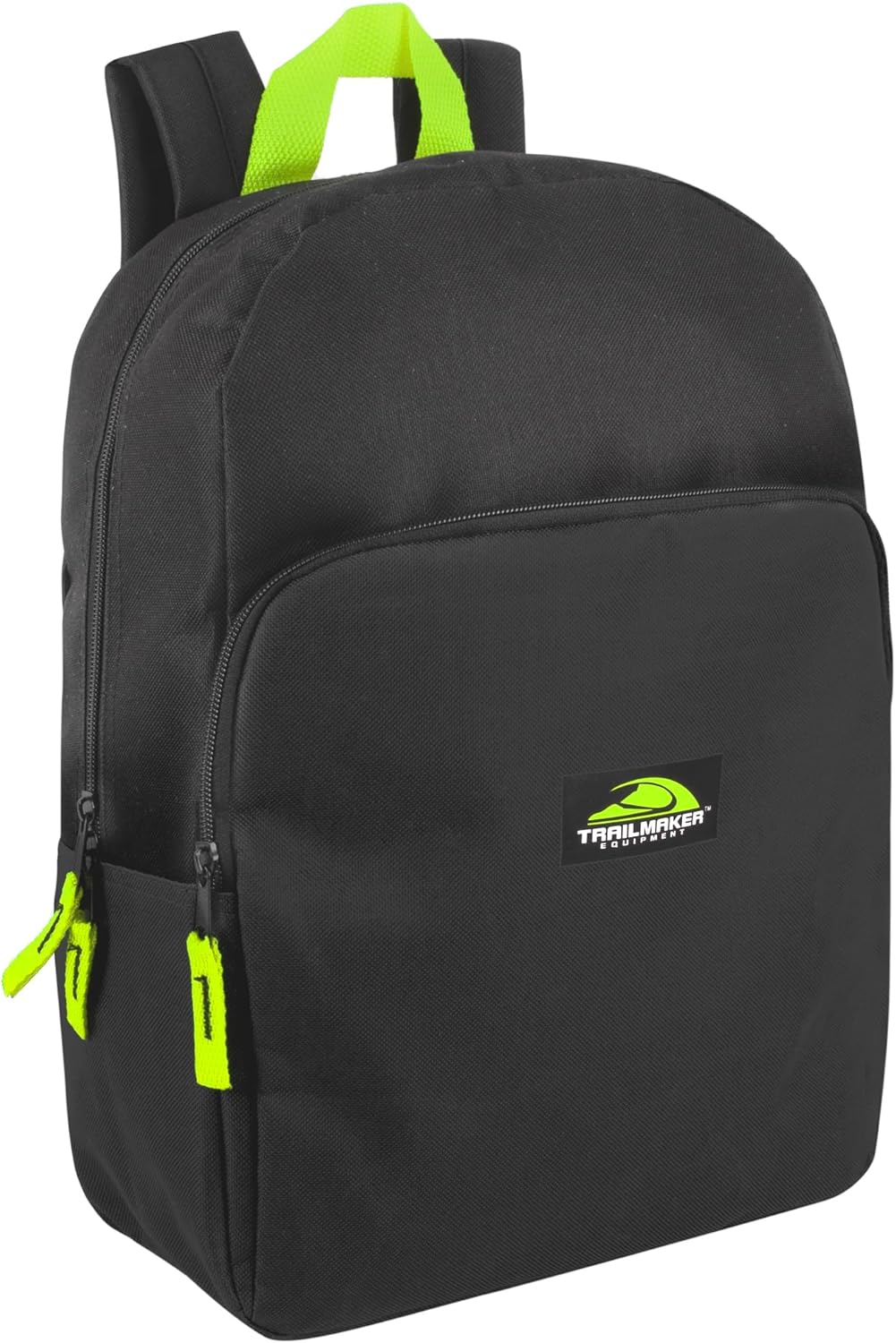 Trail maker Color Block Backpacks for School Boys and Girls, 15 Inch Two Tone Colorful Small Travel Backpack for Kids (Black) - Image 9